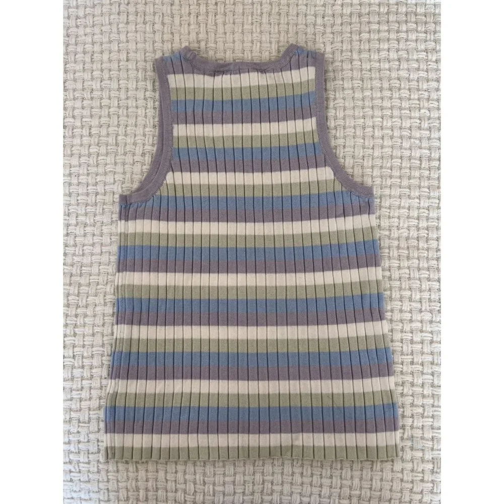 H&M Striped Rib Tank Top - Picture 4 of 6